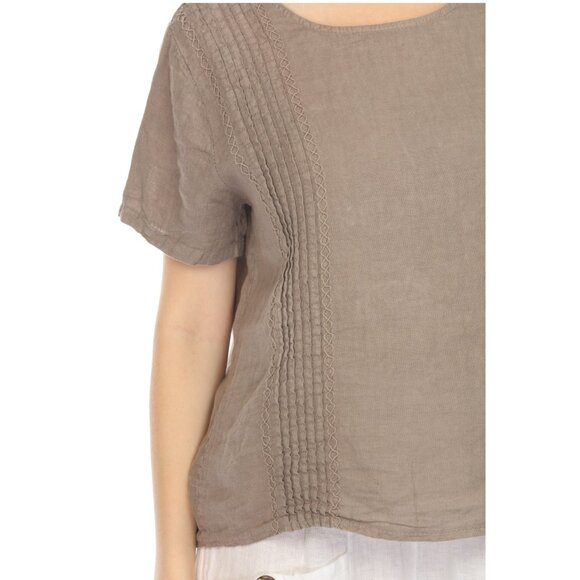 Taupe Side treaded design plain top - Picture 7 of 7